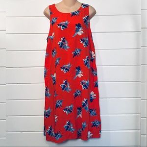 {Ava and Vic} orange floral dress